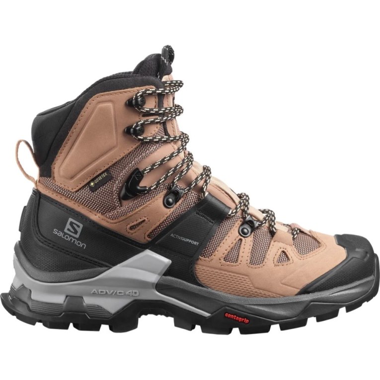 Brown / Black Salomon Quest 4 GTX Women\'s Hiking Boots | PH 32689J